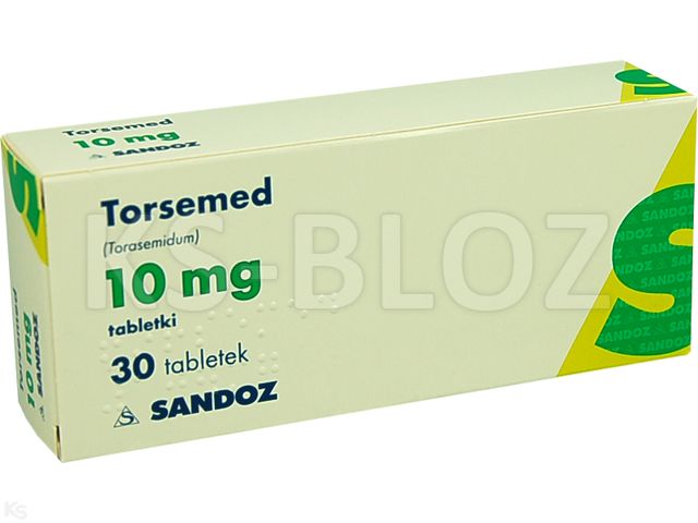 Torsemed interakcje ulotka tabletki 10 mg 30 tabl.