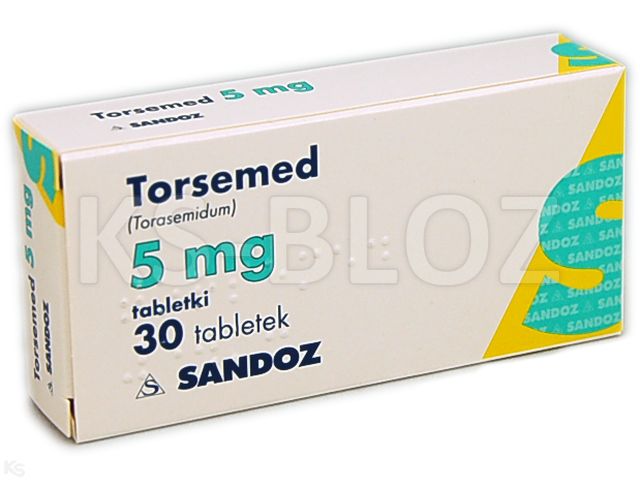 Torsemed interakcje ulotka tabletki 5 mg 30 tabl.