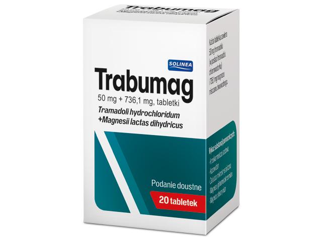 Trabumag interakcje ulotka tabletki 50mg+736,1mg 20 tabl.