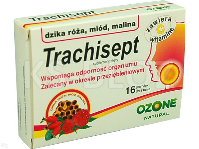 Trachisept miód,dzika róża i malina interakcje ulotka pastylki do ssania - 16 pastyl.
