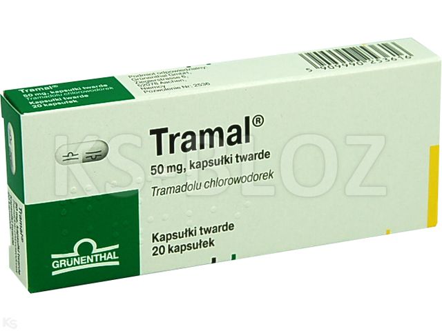 Tramal interakcje ulotka kapsułki twarde 50 mg 20 kaps. | (2 blist. po 10 kaps.)