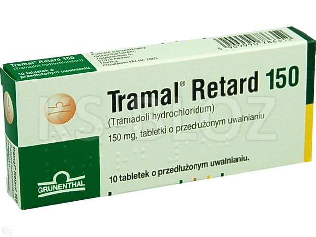 Tramal Retard 150 interakcje ulotka tabletki o przedłużonym uwalnianiu 150 mg 10 tabl. | blister
