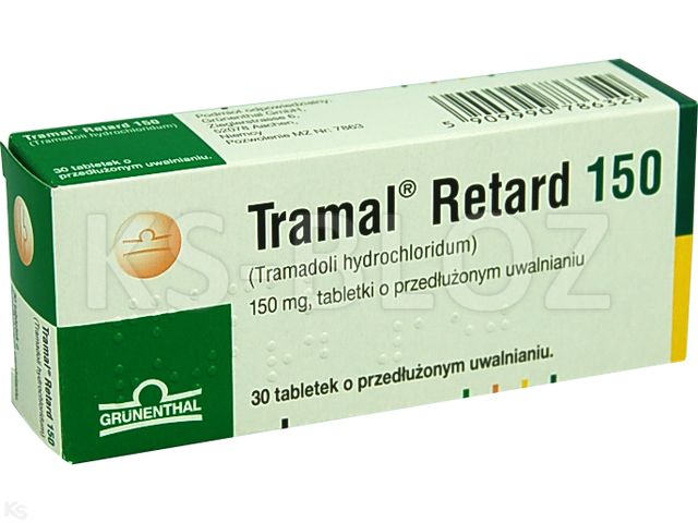 Tramal Retard 150 interakcje ulotka tabletki o przedłużonym uwalnianiu 150 mg 30 tabl. | 3 blist.po 10 szt.