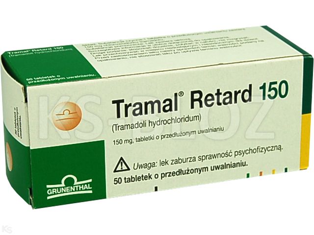 Tramal Retard 150 interakcje ulotka tabletki o przedłużonym uwalnianiu 150 mg 50 tabl. | 5 blist.po 10 szt.