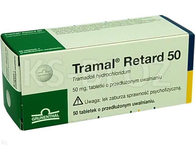 Tramal Retard 50 interakcje ulotka tabletki o przedłużonym uwalnianiu 50 mg 50 tabl.