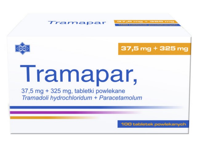Tramapar interakcje ulotka tabletki powlekane 37,5mg+325mg 100 tabl.