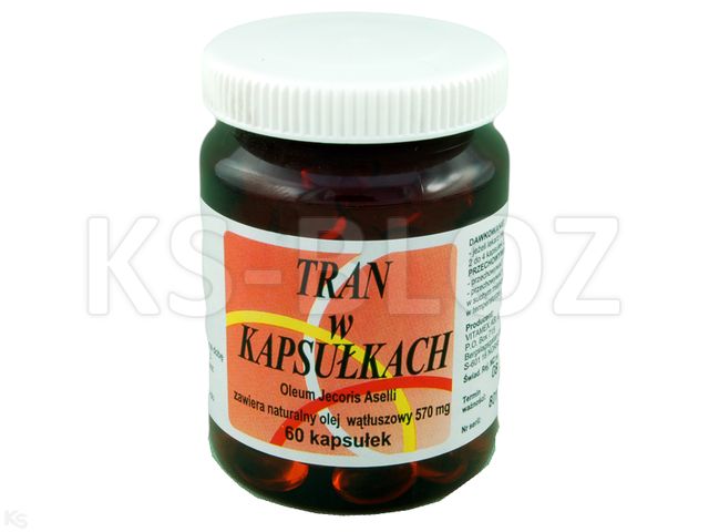 Tran interakcje ulotka kapsułki 570 mg 60 kaps.