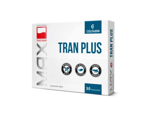 Tran Plus Max interakcje ulotka kapsułki - 30 kaps. (karton)