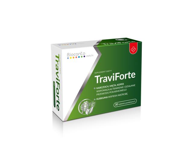 TraviForte interakcje ulotka tabletki powlekane  30 tabl.