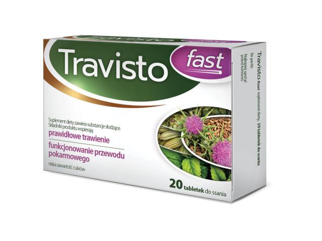 Travisto Fast interakcje ulotka tabletki do ssania - 20 tabl.