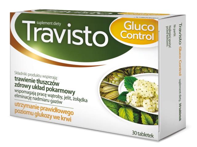 Travisto Gluco Control interakcje ulotka tabletki - 30 tabl.