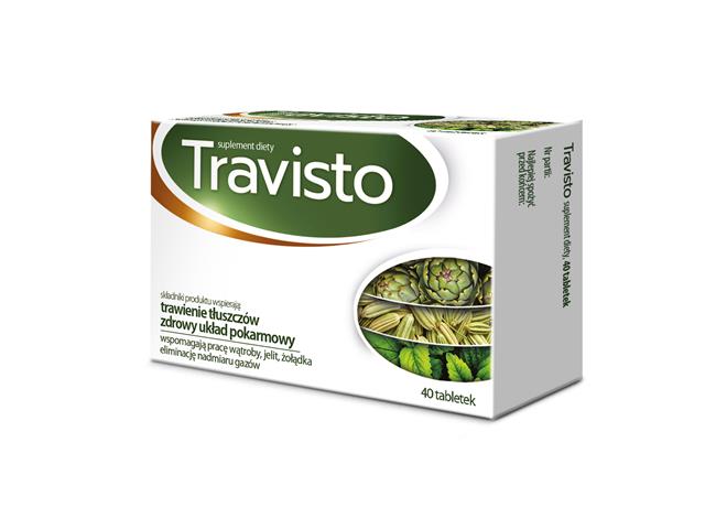 Travisto interakcje ulotka tabletki - 40 tabl.