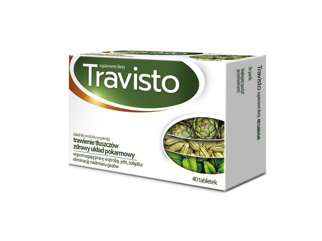 Travisto interakcje ulotka tabletki  40 tabl.