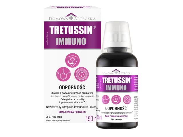 Tretussin Immuno interakcje ulotka płyn - 150 ml