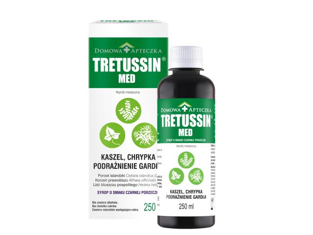 Tretussin Med interakcje ulotka syrop - 250 ml