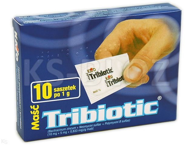 Tribiotic interakcje ulotka maść (5mg+5000j.m.+400j.m.)/g 10 sasz. po 1 g