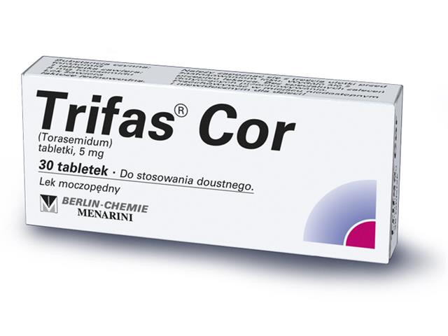 Trifas Cor interakcje ulotka tabletki 5 mg 30 tabl.