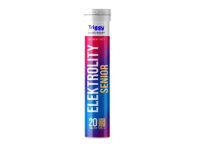 Triggy Elektrolity Senior interakcje ulotka tabletki musujące - 20 tabl.