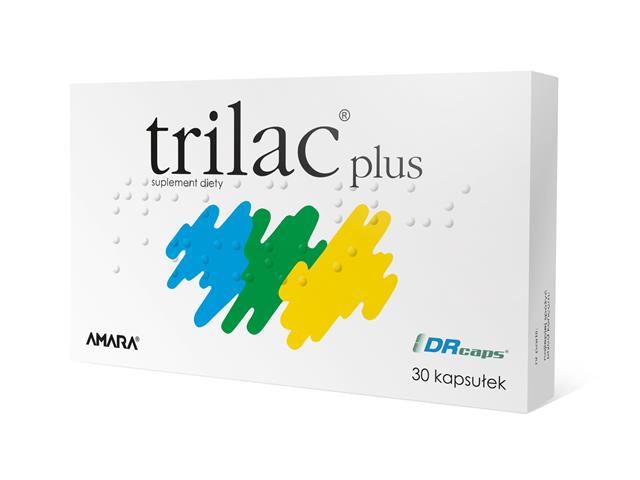 Trilac Plus interakcje ulotka kapsułki twarde  30 kaps.