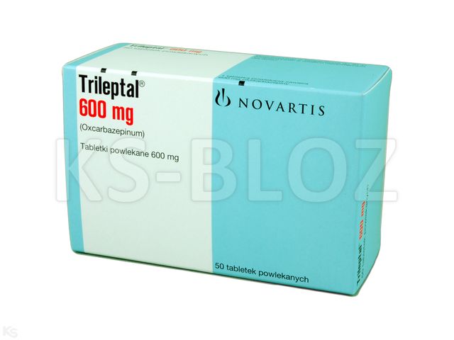 Trileptal interakcje ulotka tabletki powlekane 600 mg 50 tabl.