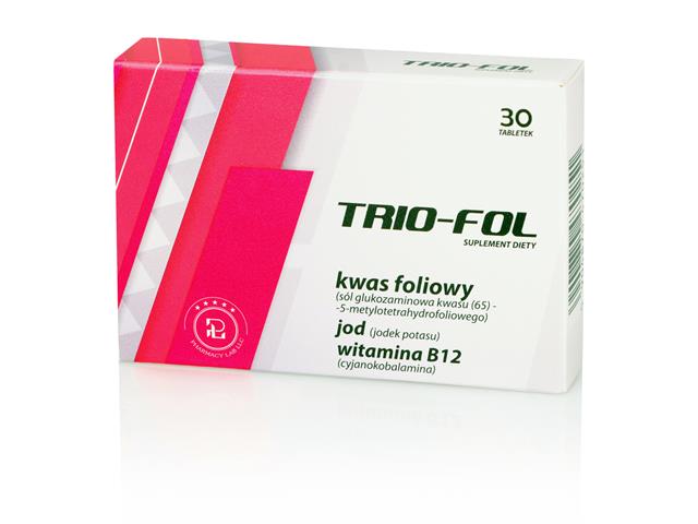 Trio-Fol interakcje ulotka tabletki  30 tabl.