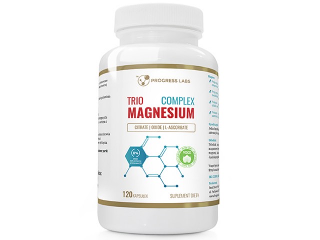 Trio Magnesium Complex interakcje ulotka kapsułki  120 kaps.