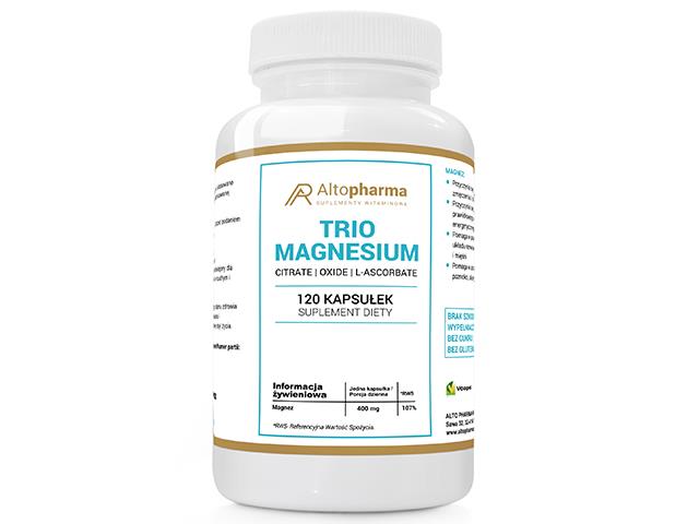 Trio Magnesium interakcje ulotka kapsułki - 120 kaps.