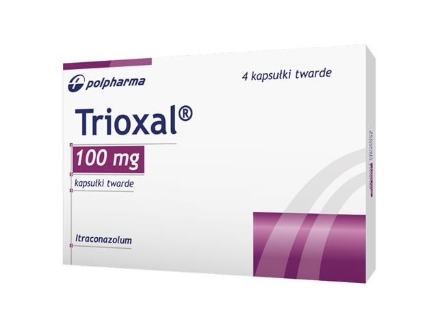 Trioxal interakcje ulotka kapsułki 100 mg 