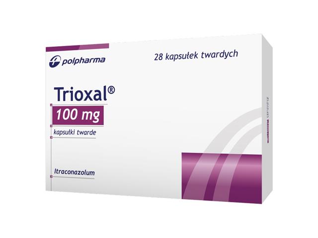 Trioxal interakcje ulotka kapsułki 100 mg 28 kaps. | 4 blist.po 7 szt.