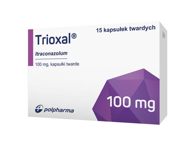 Trioxal interakcje ulotka kapsułki 100 mg 15 kaps.