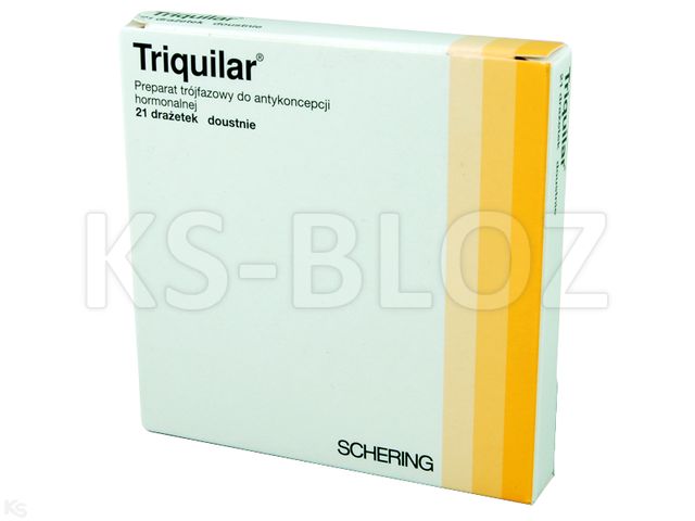 Triquilar interakcje ulotka tabletki powlekane 30mcg+50mcg