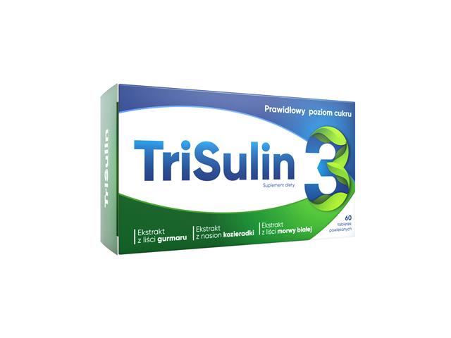 Trisulin interakcje ulotka tabletki powlekane  60 tabl.