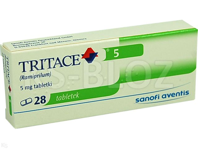 Tritace 5 interakcje ulotka tabletki 5 mg 28 tabl.