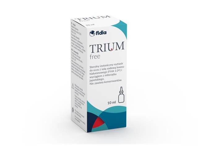 Trium Free interakcje ulotka krople do oczu - 10 ml