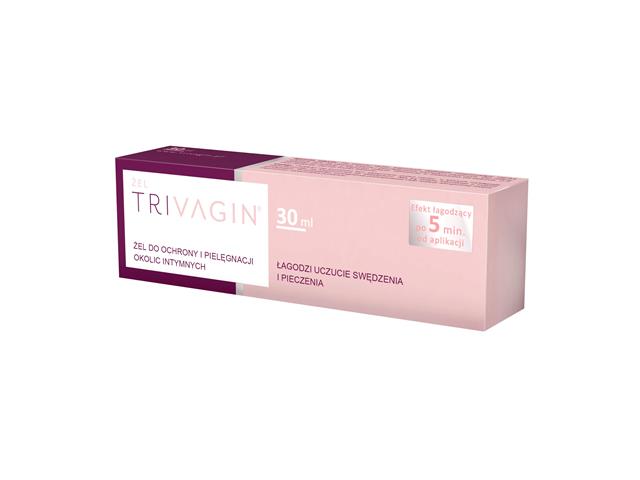 Trivagin Żel do ochrony i pielęgnacji okolic intymnych interakcje ulotka żel - 30 ml