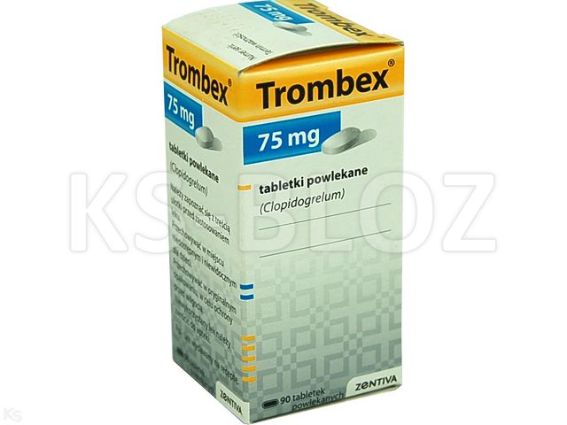 Trombex interakcje ulotka tabletki powlekane 75 mg 90 tabl. | butelka