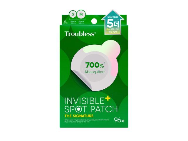 Troubless Invisible Plus Spot Patch The Signature Mikroplasterki z mikroigiełkami punktowe interakcje ulotka płatki - 96 szt.