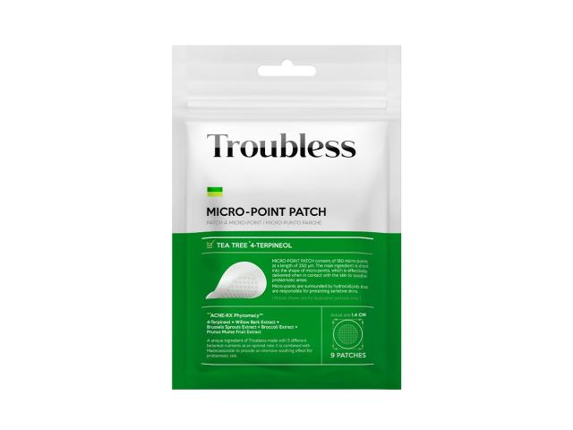 Troubless Micro-Point Patch Plasterki z mikroigiełkami interakcje ulotka płatki - 9 szt.