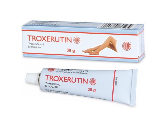 Troxerutin Chema interakcje ulotka żel 20 mg/g 30 g