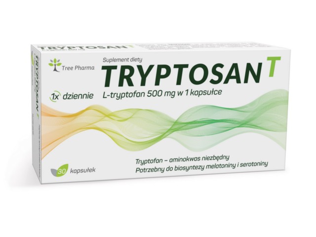 Tryptosan T interakcje ulotka kapsułki twarde  30 kaps.