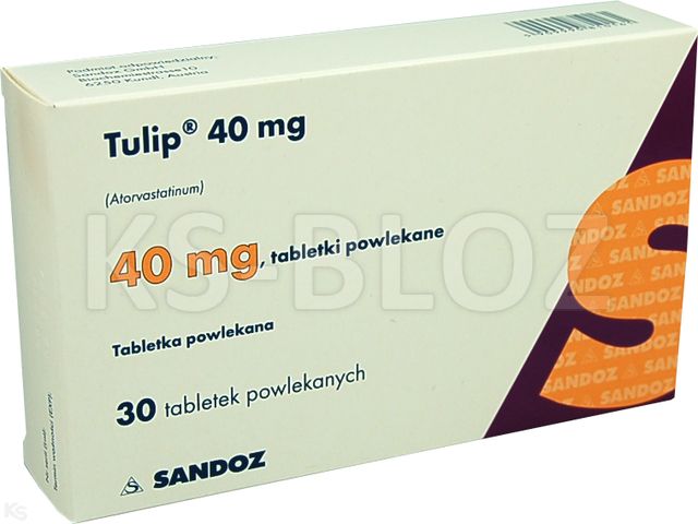 Tulip 40 mg interakcje ulotka tabletki powlekane 40 mg 30 tabl. | 3 blist.po 10 szt.