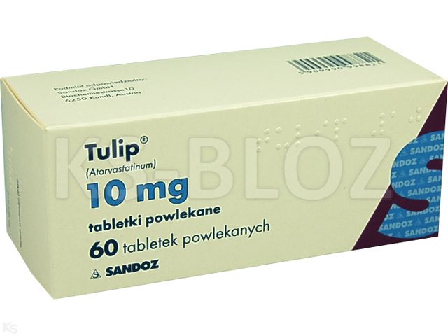 Tulip interakcje ulotka tabletki powlekane 10 mg 