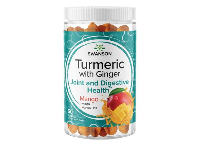 Turmeric Z Imbirem w żelkach smak mango interakcje ulotka żelki - 60 szt.