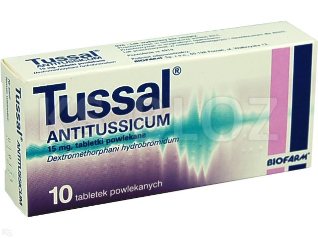 Tussal Antitussicum interakcje ulotka tabletki powlekane 15 mg 