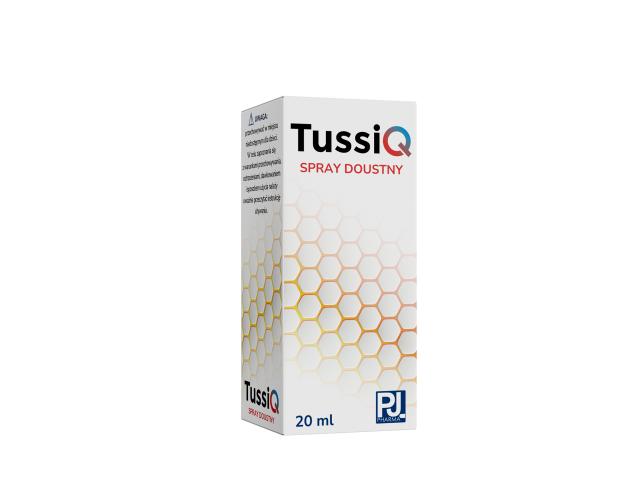 TussiQ Spray doustny interakcje ulotka spray do gardła - 20 ml