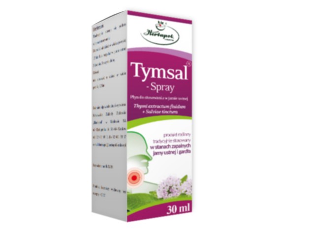 Tymsal Spray interakcje ulotka aerozol do stosowania w jamie ustnej 700 mg 