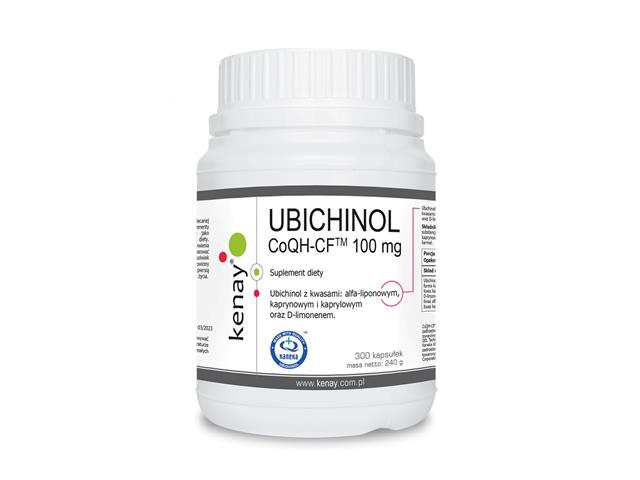 Ubichinol CoQH-CFTM 100 mg interakcje ulotka kapsułki  300 kaps.