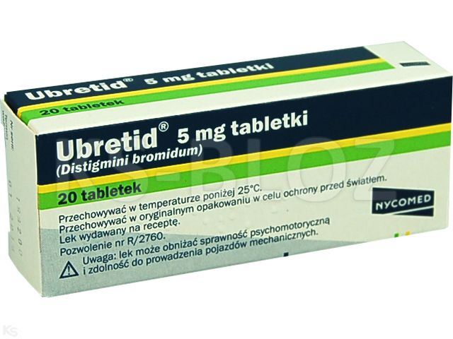 Ubretid interakcje ulotka tabletki 5 mg 20 tabl.