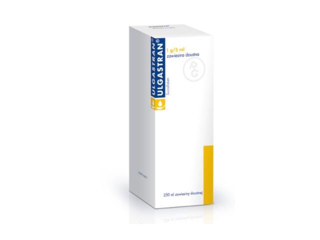 Ulgastran interakcje ulotka zawiesina doustna 1 g/5ml 250 ml