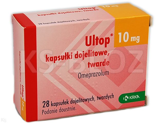 Ultop interakcje ulotka kapsułki dojelitowe twarde 10 mg 28 kaps.